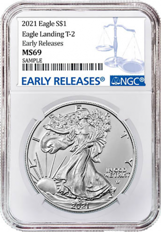 2021(S) Type2 Silver Eagle NGC 2021(S) Type2 Silver Eagle NGC