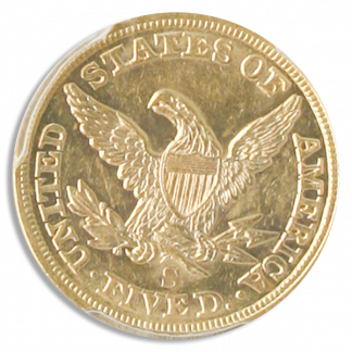 1857-S $5 Liberty SSCA POD MS61
