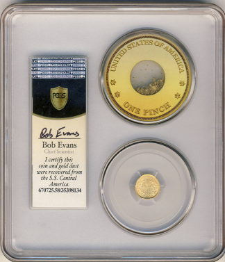 1853 $1 Gold SSCA Pinch Of Dust PCGS AU58 1853 $1 Gold SSCA Pinch Of Dust PCGS AU58