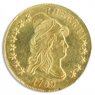 1799 $10 Draped Bust Small Star Obverse PCGS MS62 CAC 1799 $10 Draped Bust Small Star Obverse PCGS MS62 CAC