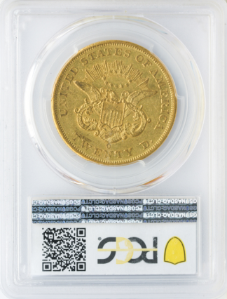 1861-O $20 Liberty PCGS AU53 1861-O $20 Liberty PCGS AU53