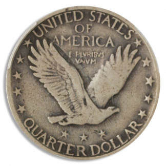 1918/7-S Standing Liberty Quarter PCGS F15 CAC 1918/7-S Standing Liberty Quarter PCGS F15 CAC