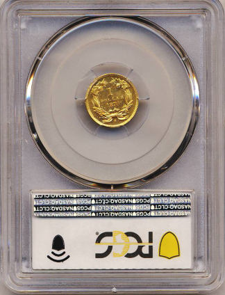 1870-S $1 Gold Type III PCGS MS63 1870-S $1 Gold Type III PCGS MS63