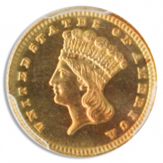 1882 $1 Gold Type 3 PCGS PR66 CAC 1882 $1 Gold Type 3 PCGS PR66 CAC