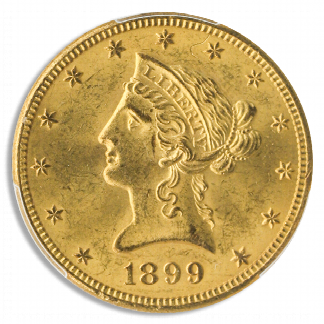 1899-S $10 Liberty PCGS MS64 CAC 1899-S $10 Liberty PCGS MS64 CAC