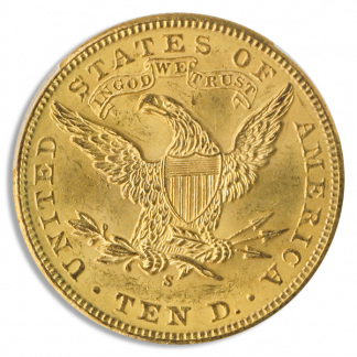 1899-S $10 Liberty PCGS MS64 CAC 1899-S $10 Liberty PCGS MS64 CAC
