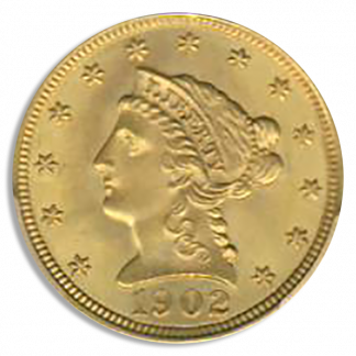 1902 $2.50 Liberty PCGS MS65 CAC 1902 $2.50 Liberty PCGS MS65 CAC