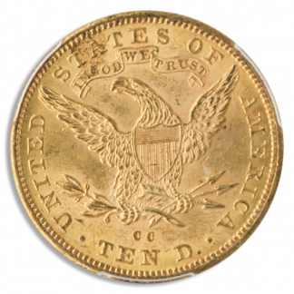 1891-CC $10 Liberty PCGS MS61 CAC 1891-CC $10 Liberty PCGS MS61 CAC