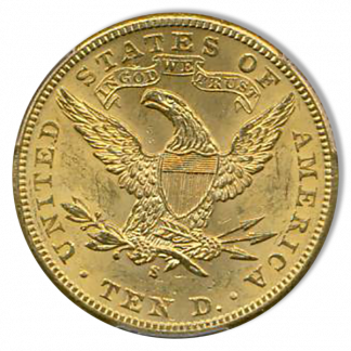 1899-S $10 Liberty PCGS MS63 CAC 1899-S $10 Liberty PCGS MS63 CAC