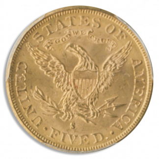 1881-S $5 Liberty PCGS MS64 CAC