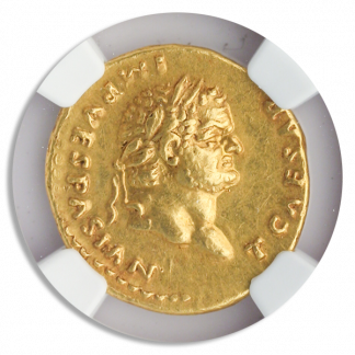 Roman Empire Titus Aurues NGC AU Str:5 Srf:3 7.28g Roman Empire Titus Aurues NGC AU Str:5 Srf:3 7.28g