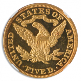 1900 $5 Liberty NGC PR64 Ultra Cameo CAC 1900 $5 Liberty NGC PR64 Ultra Cameo CAC