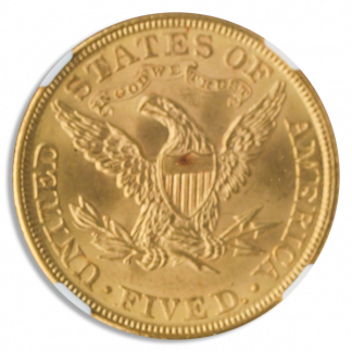 1906 $5 Liberty NGC MS65 CAC + 1906 $5 Liberty NGC MS65 CAC +