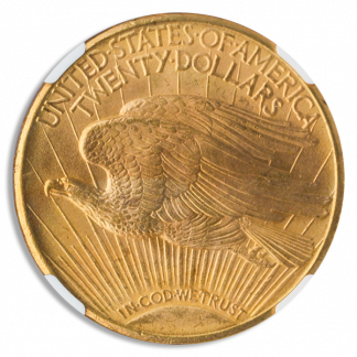 1911-D/D $20 Saint Gaudens NGC MS66 CAC 1911-D/D $20 Saint Gaudens NGC MS66 CAC