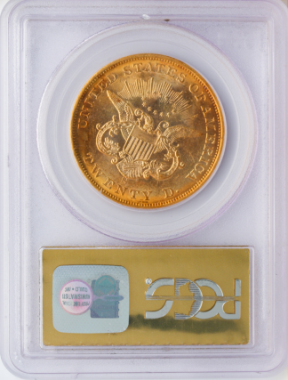 1855-S $20 Liberty SSCA PCGS MS61 CAC 1855-S $20 Liberty SSCA PCGS MS61 CAC