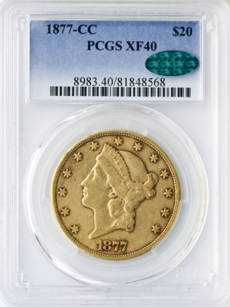 $20 LIBERTY 1877-CC $20 LIBERTY 1877-CC