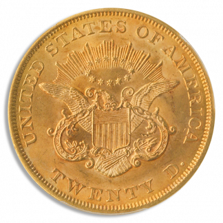 1855 $20 Liberty PCGS MS63 CAC 1855 $20 Liberty PCGS MS63 CAC