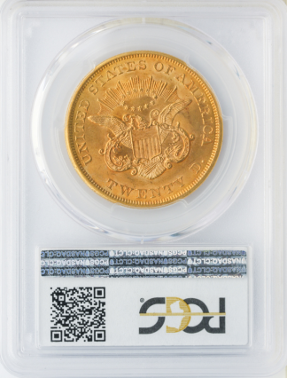 1855 $20 Liberty PCGS MS63 CAC 1855 $20 Liberty PCGS MS63 CAC