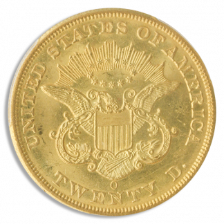 1851-O $20 Liberty PCGS MS62