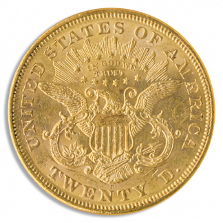 1871-S $20 Liberty NGC MS60 CAC 1871-S $20 Liberty NGC MS60 CAC