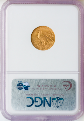 1908 $2 1/2 Indian NGC MS65 CAC 1908 $2 1/2 Indian NGC MS65 CAC