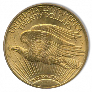 1908 $20 Saint Gaudens With Motto Gold Coin PCGS Mint State 64(MS64) CAC 1908 $20 Saint Gaudens With Motto Gold Coin PCGS Mint State 64(MS64) CAC