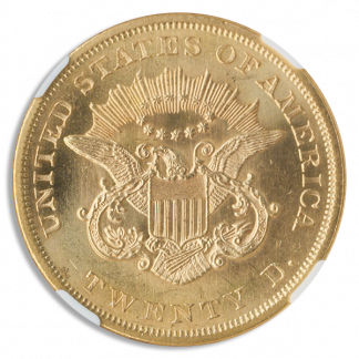 1862 $20 Liberty NGC MS63 CAC + 1862 $20 Liberty NGC MS63 CAC +