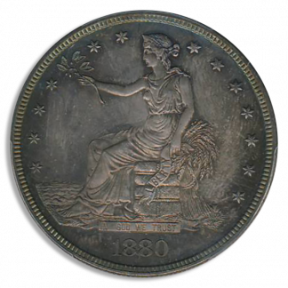 1880 Trade $1 PCGS PR66 CAC 1880 Trade $1 PCGS PR66 CAC