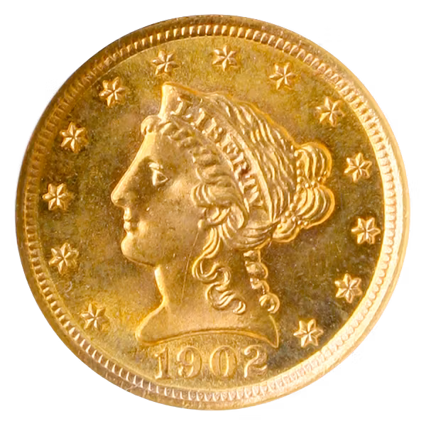 1902 $2 1/2 Liberty NGC MS66 CAC 1902 $2 1/2 Liberty NGC MS66 CAC
