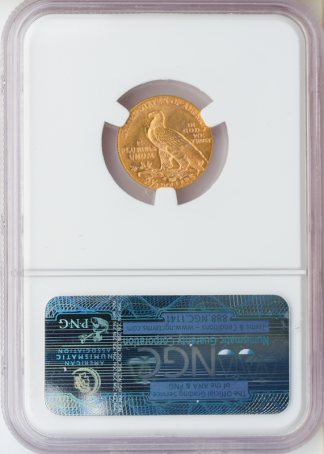 1914 $2 1/2 Indian NGC MS64 CAC 1914 $2 1/2 Indian NGC MS64 CAC