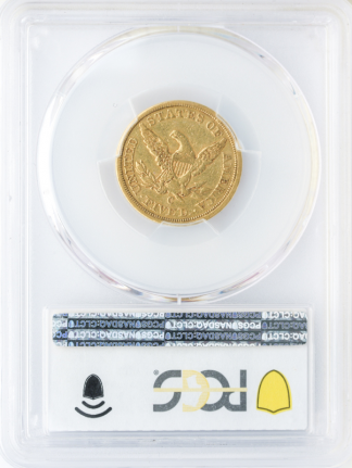 1855-C $5 Liberty PCGS XF40 CAC 1855-C $5 Liberty PCGS XF40 CAC