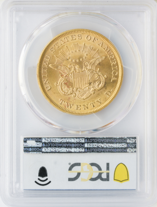 1852 $20 Liberty PCGS MS63 CAC 1852 $20 Liberty PCGS MS63 CAC