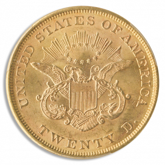1853 $20 Liberty PCGS MS63 CAC 1853 $20 Liberty PCGS MS63 CAC