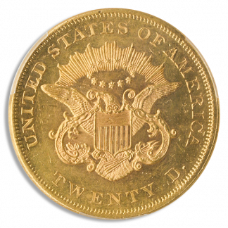 1861 $20 Liberty PCGS MS63 CAC 1861 $20 Liberty PCGS MS63 CAC