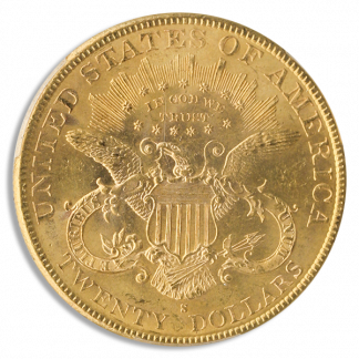 1896-S $20 Liberty PCGS MS63