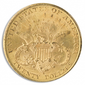 1900-S $20 Liberty MS63 CAC