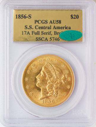 $20 LIB 1856-S SSCA FSBA P $20 LIB 1856-S SSCA FSBA P