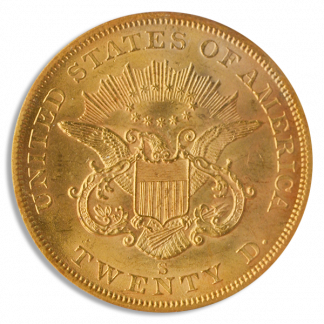 $20 LIB 1856-S SSCA FSBA P $20 LIB 1856-S SSCA FSBA P