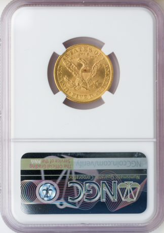 1906 $5 Liberty NGC MS65 CAC + 1906 $5 Liberty NGC MS65 CAC +
