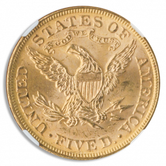1893 $5 Liberty NGC MS64 CAC + 1893 $5 Liberty NGC MS64 CAC +