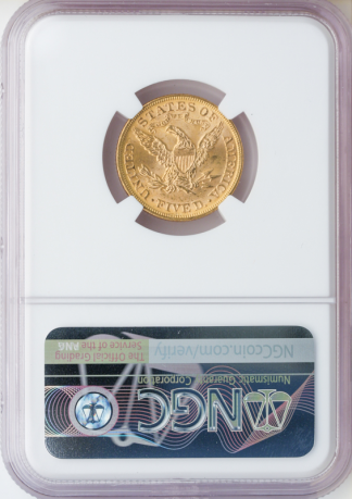 1893 $5 Liberty NGC MS64 CAC +