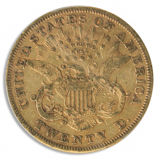 1872 $20 Liberty PCGS VF35 CAC 1872 $20 Liberty PCGS VF35 CAC