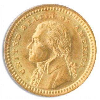 1903 $1 Gold LA Purchase Commemorative PCGS MS66 CAC