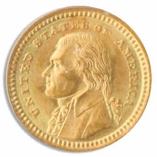 1903 $1 Gold LA Purchase Commemorative PCGS MS66 CAC 1903 $1 Gold LA Purchase Commemorative PCGS MS66 CAC