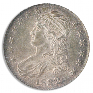 1832 Capped Bust Half Dollar PCGS MS65 CAC 1832 Capped Bust Half Dollar PCGS MS65 CAC