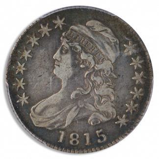 1815/2 Capped Bust Half Dollar PCGS VF35 CAC 1815/2 Capped Bust Half Dollar PCGS VF35 CAC