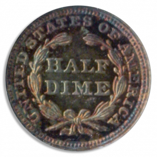 1858 Seated Liberty Half Dime NGC PR66 CAC 1858 Seated Liberty Half Dime NGC PR66 CAC