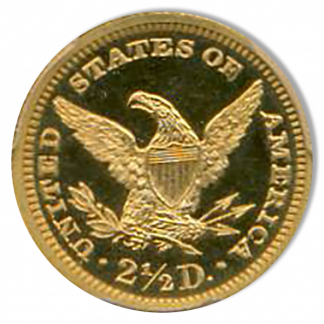 1891 $2 1/2 Liberty PCGS PR66 + Deep Cameo CAC