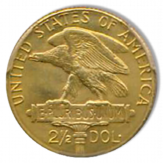 1915-S Panama Pacific $2 1/2 PCGS MS65 CAC