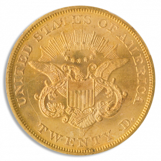 1854-S $20 Liberty PCGS MS64 CAC 1854-S $20 Liberty PCGS MS64 CAC